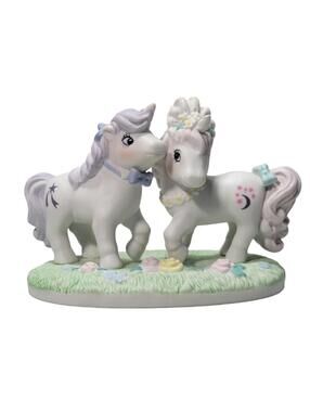 Vintage My Little Pony Wedding Prance Porcelain Figurine Rare 1985 Hasbro